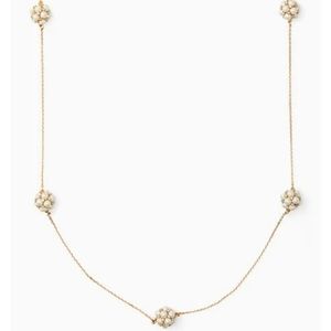 Kate Spade nouveau pearls scatter long necklace